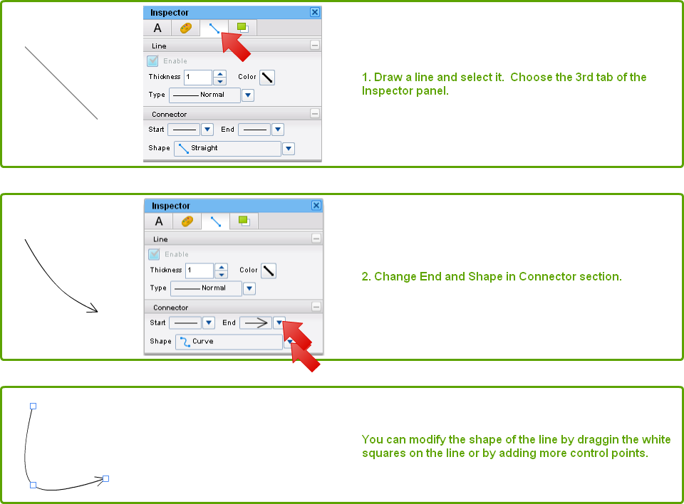 Curved Arrows (960x708), Png Download