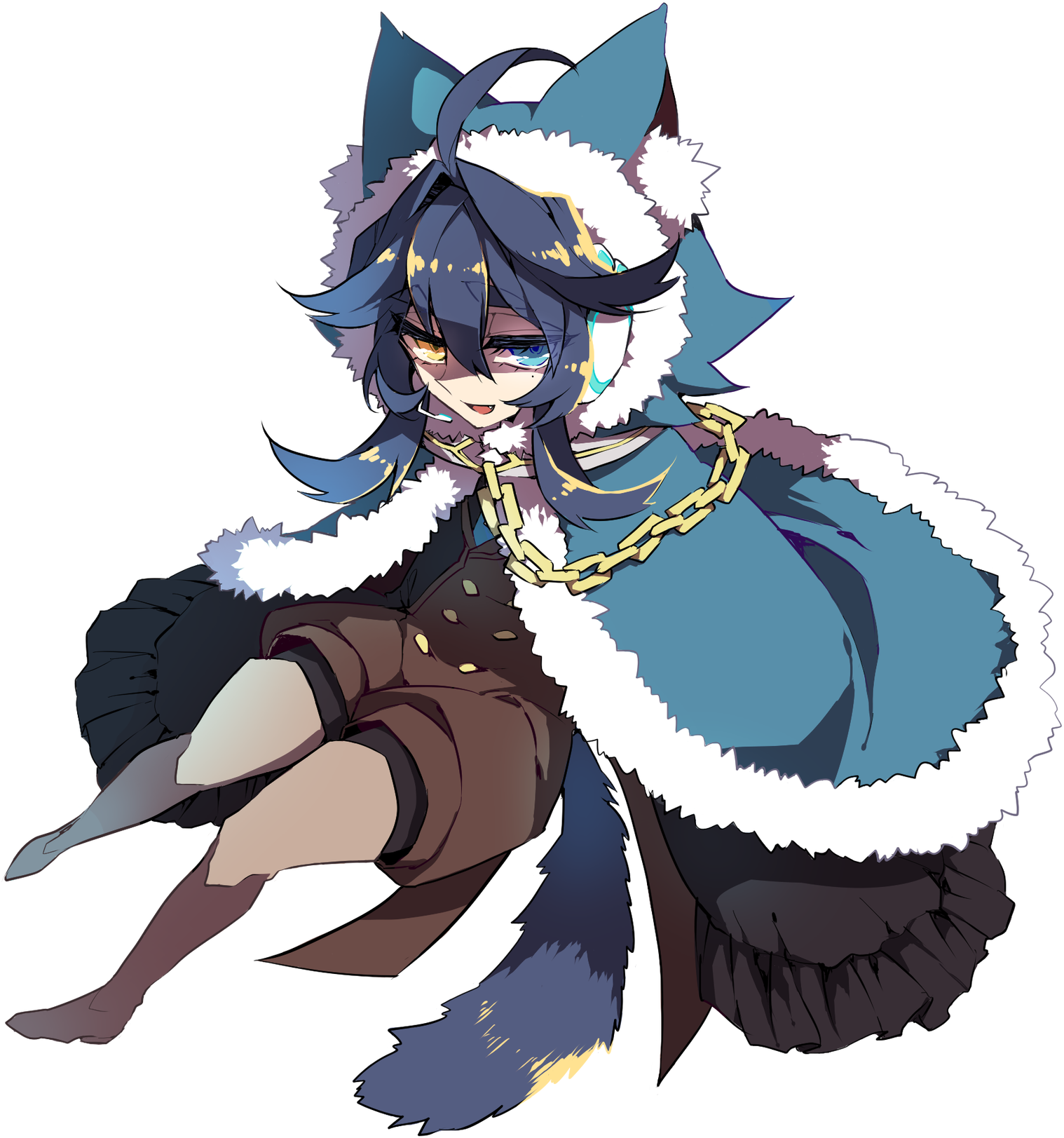 Image Unavailable - Anime Male Bakeneko (1820x1844), Png Download