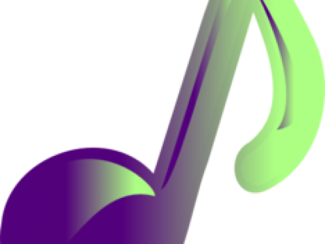 Music Notes Clipart Colorful Music (640x480), Png Download