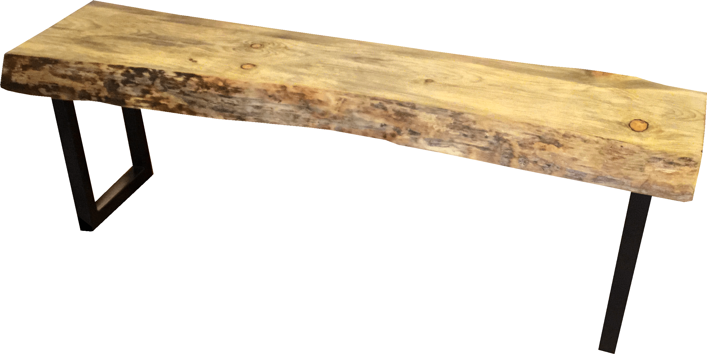 Blue Pine Benches - Bench (2682x1536), Png Download