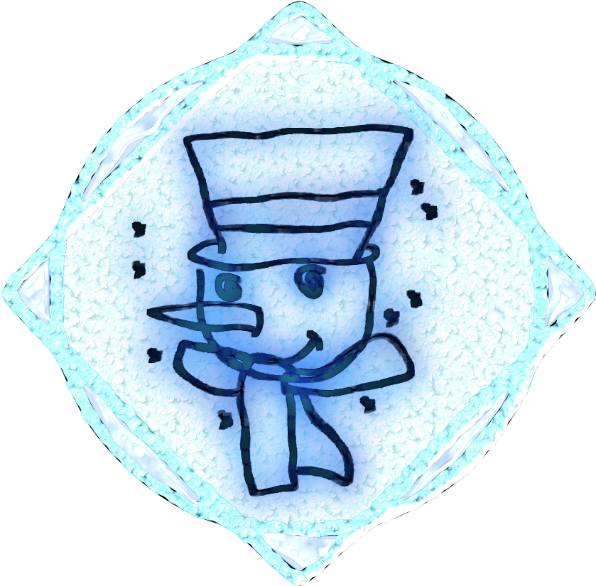Snowman Medal - Drawing (1000x986), Png Download