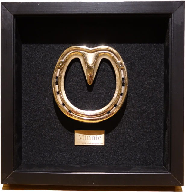 Horseshoe Framed Personalised In 18k Rose Gold - Heart (1023x684), Png Download