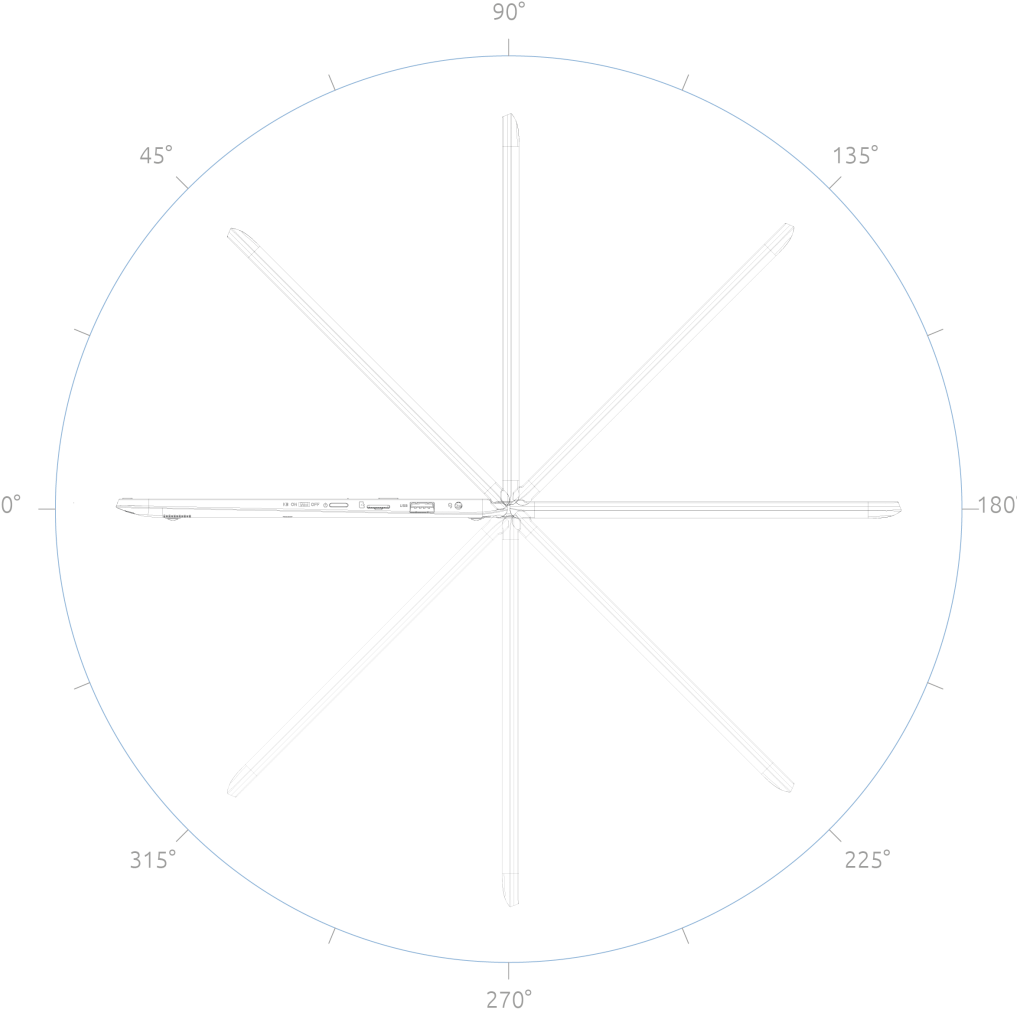 Your Notebook Proline Can Unfold 360°, Which Means - Circle (1024x1024), Png Download