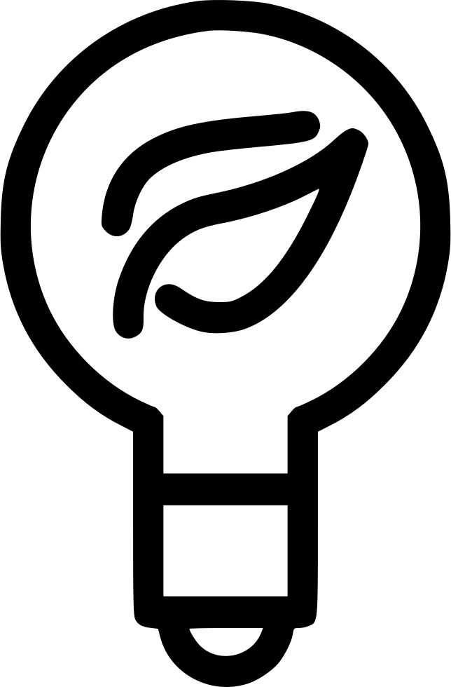 Light Bulb Leaf Comments (644x980), Png Download
