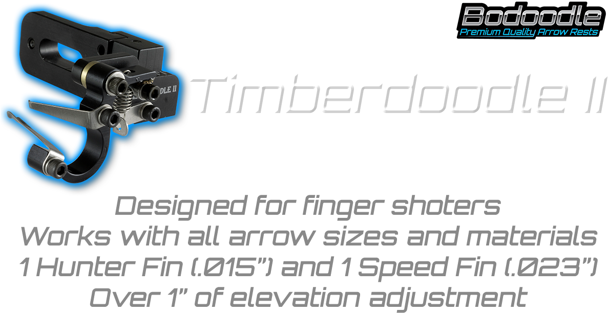 Meet The Bodoodle Family Of Arrow Rests - Bodoodle Timberdoodle 2 (1200x630), Png Download