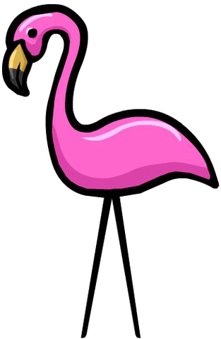 Plastic Flamingos Transprent Png Free Download Water - Clipart Flamingo Free Transparent (564x565), Png Download