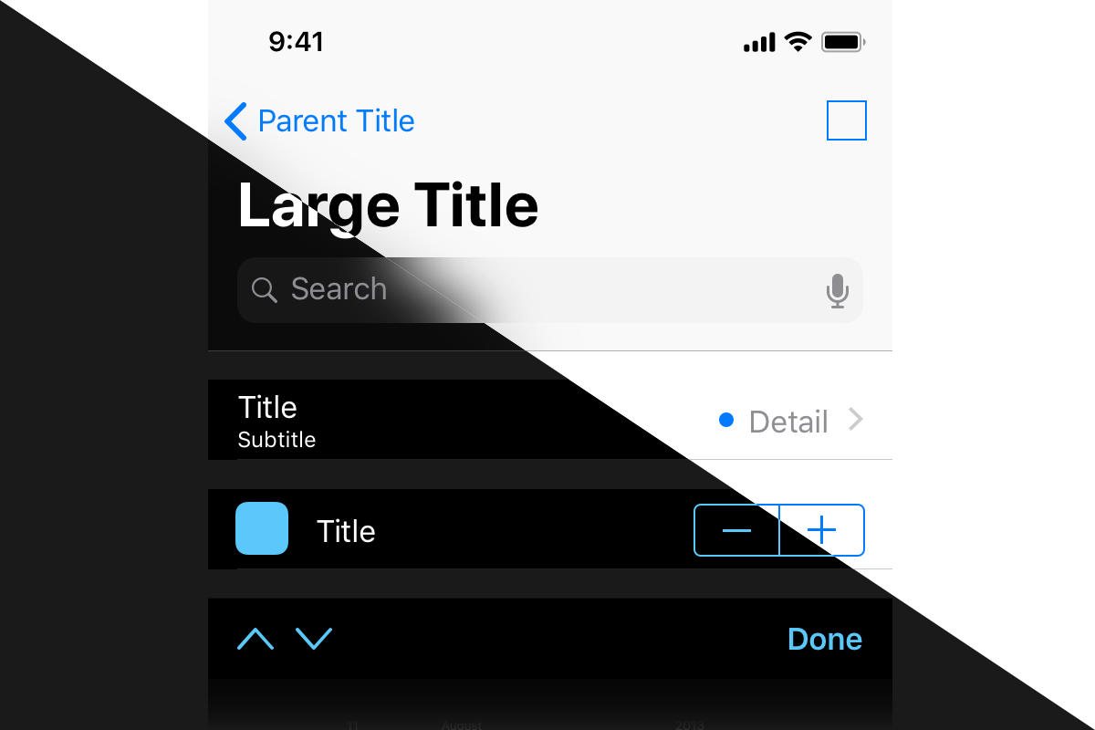 Dark Theme Ui Kit - Fondos Para Diapositivas De Powerpoint (1200x800), Png Download