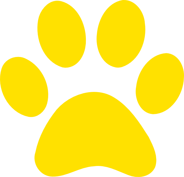 Clip Art Images - Paw Patrol Paw Print Yellow (600x578), Png Download