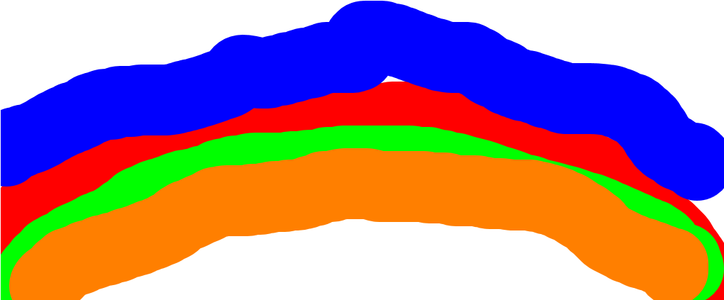 Arco-íris (1020x608), Png Download