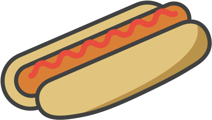 Hot Dog With Ketchup Shirt (720x720), Png Download