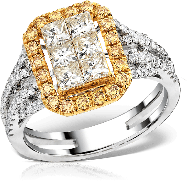 Inel Diamante Galbene Dite00010 Teilor - Pre-engagement Ring (700x700), Png Download