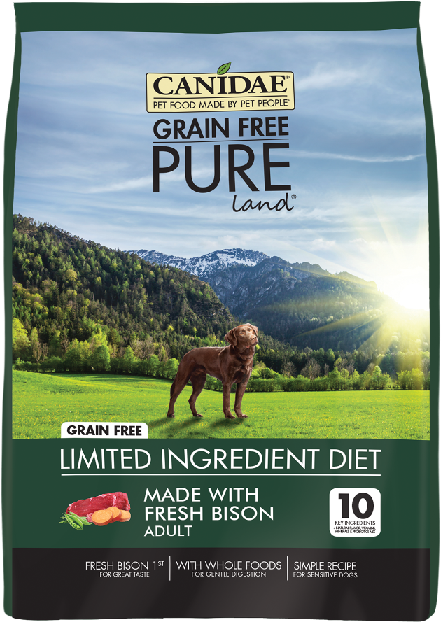 Canidae Grain Free Pure Land With Bison Dry Dog Food - Canidae Dog Food (1000x1000), Png Download