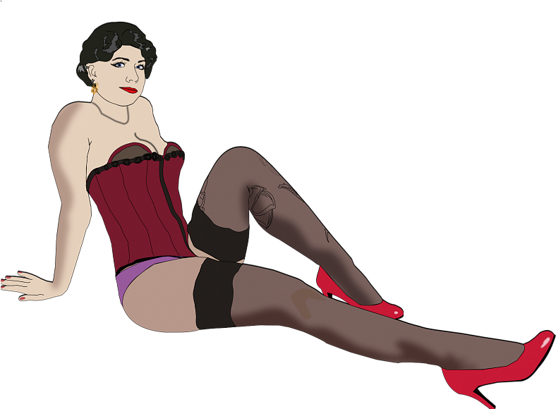 They Were Dressed Up In Cartoon Characters, Betty Boop, - Tights (800x579), Png Download
