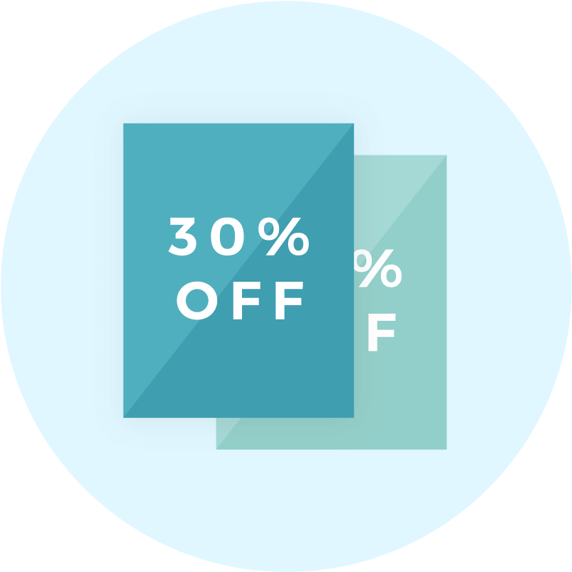 Coupon Icon - Brand Collaterals - Mintswift - Circle (835x835), Png Download