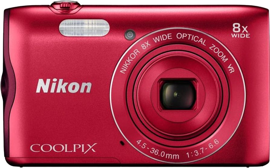 Nikon Coolpix A300 Compact Digital Camera Red - Harvey Norman Sale Cameras (939x600), Png Download