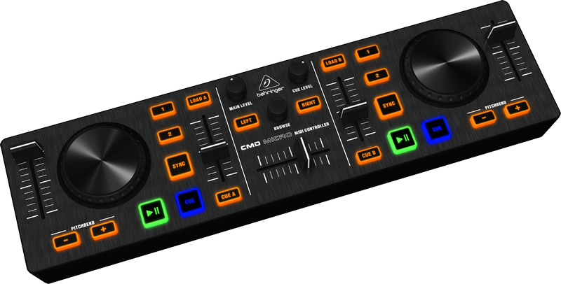 Cmd Micro -usb Dj Midi Controller - Behringer Controller (800x406), Png Download