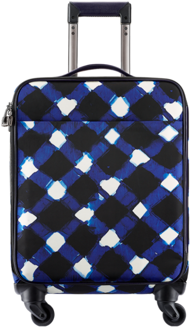Printed Toile And Calfskin Suitcase, $7,180 - Chanel Maletas (800x700), Png Download
