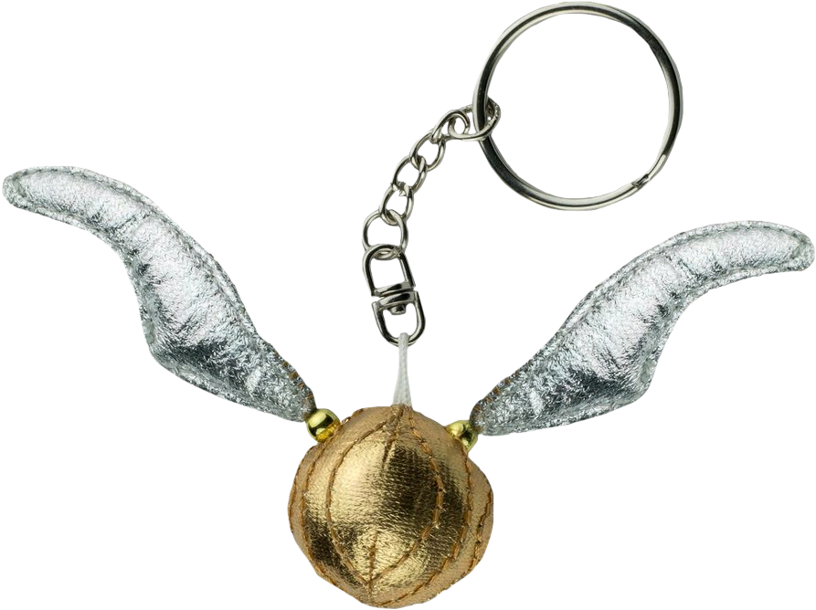 Golden Snitch Plush Keychain - Keychain (900x668), Png Download