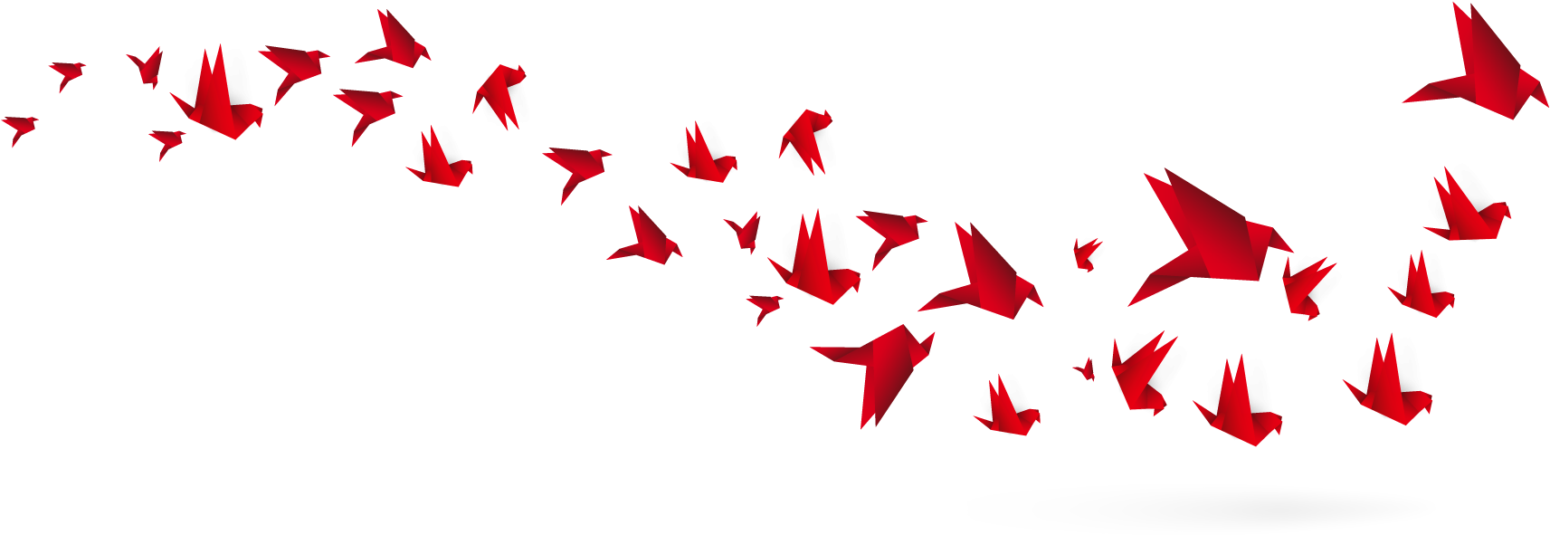 Origami (2000x800), Png Download