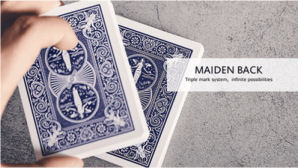 Mazzo Di Carte Bicycle Maiden Marked Playing Cards - Bicycle Rider Back (600x600), Png Download