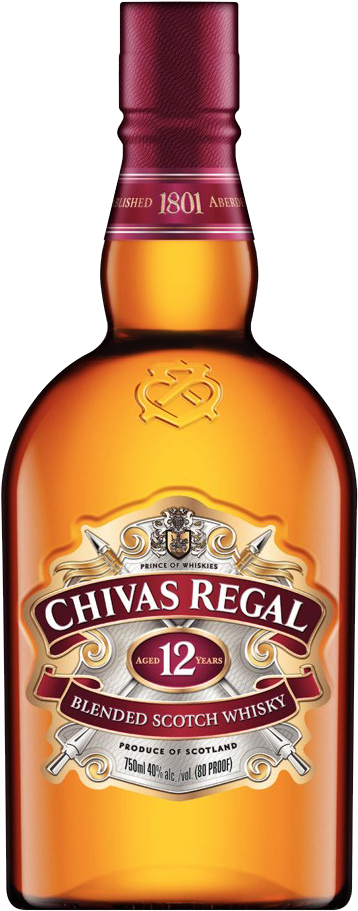 Chivas - Chivas Regal 12 Years Old (1000x1278), Png Download