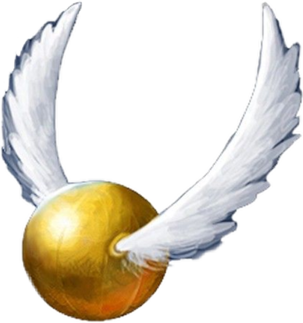 Harrypotter Goldensnitch Quidditch - Harry Potter Clipart Png (1024x1090), Png Download