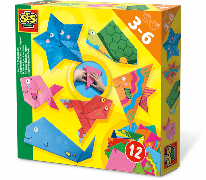 I Learn To Fold Origami - Ses Creative (700x613), Png Download