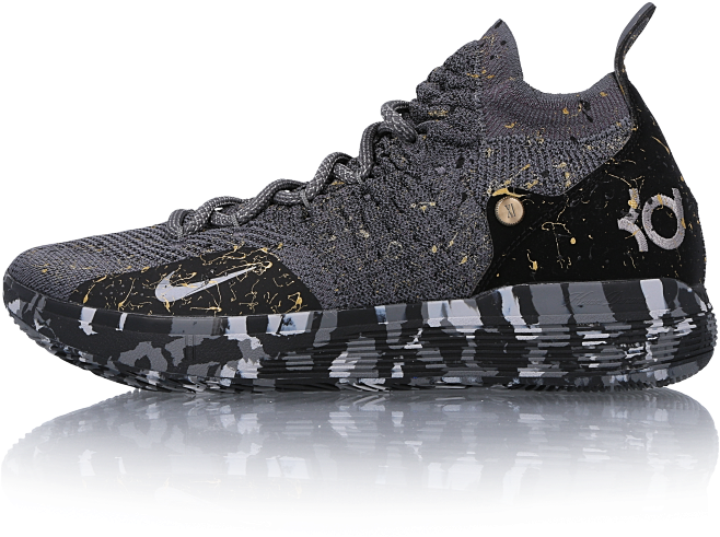 Nike Zoom Kd11 "championship - Kd11 Gold Splatter (1000x1000), Png Download