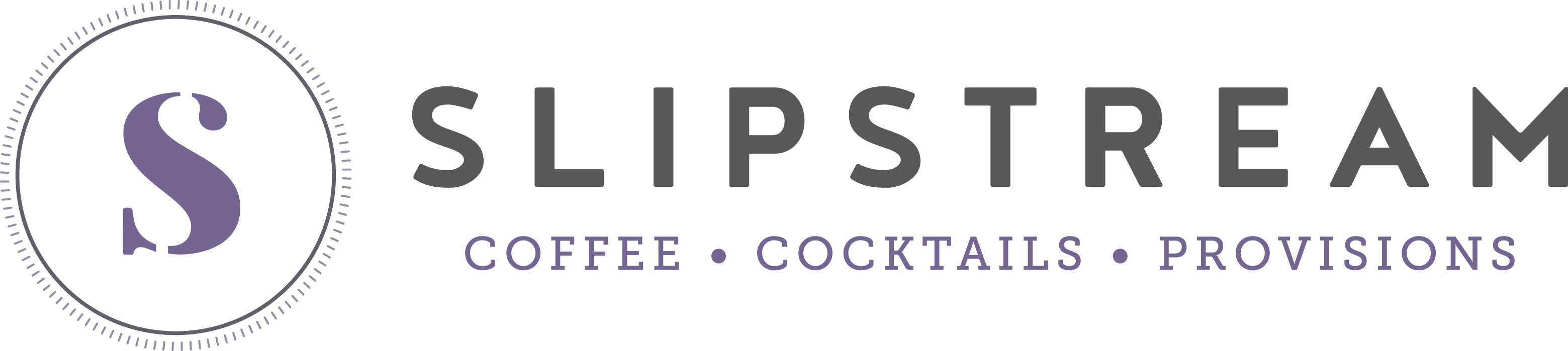 Slipstream Crafted Coffee And Cocktails - Parallel (3119x699), Png Download