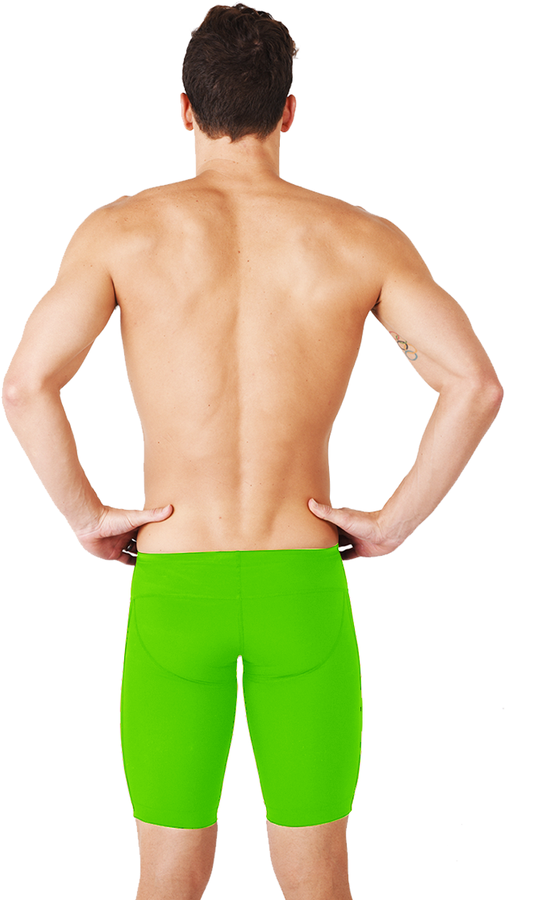 Green Back - Barechested (855x1280), Png Download