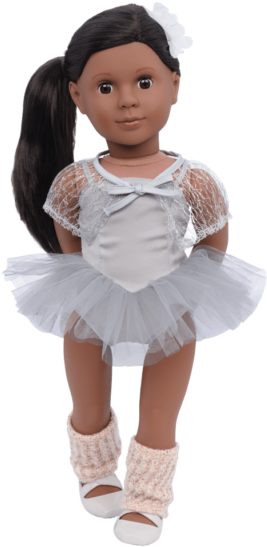 Nia 18-inch Ballet Doll - Our Generation Doll Denelle (600x600), Png Download