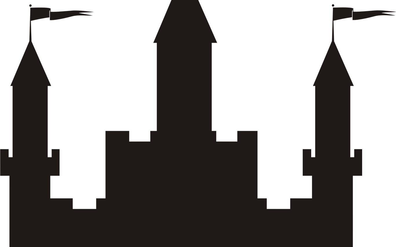 Disney Castle Silhouette Free Download Best Disney - Castle Silhouette (1368x855), Png Download