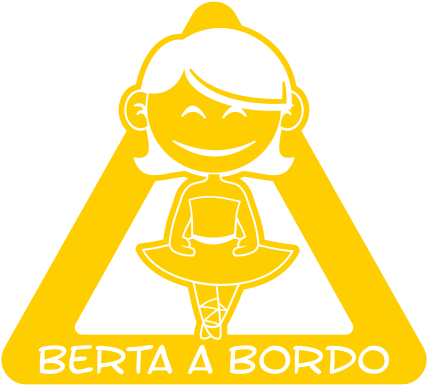 Bebe A Bordo Bailarina Personalizado - Cartoon (570x708), Png Download
