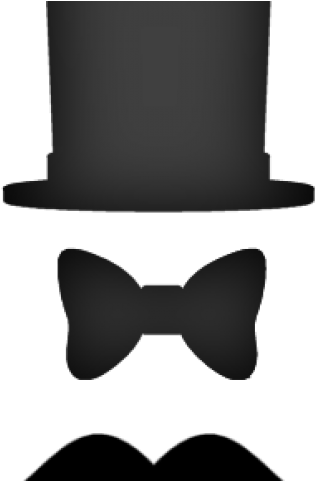 Little Man Bow Tie And Mustache (640x480), Png Download