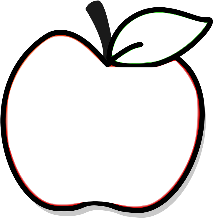 Wikilibros - Manzana Para Recortar (800x800), Png Download