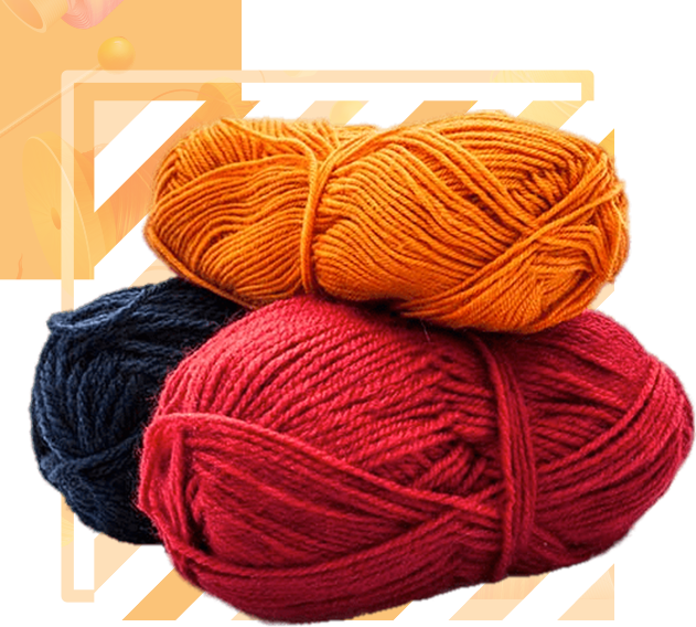 Crochet - Wool (631x568), Png Download