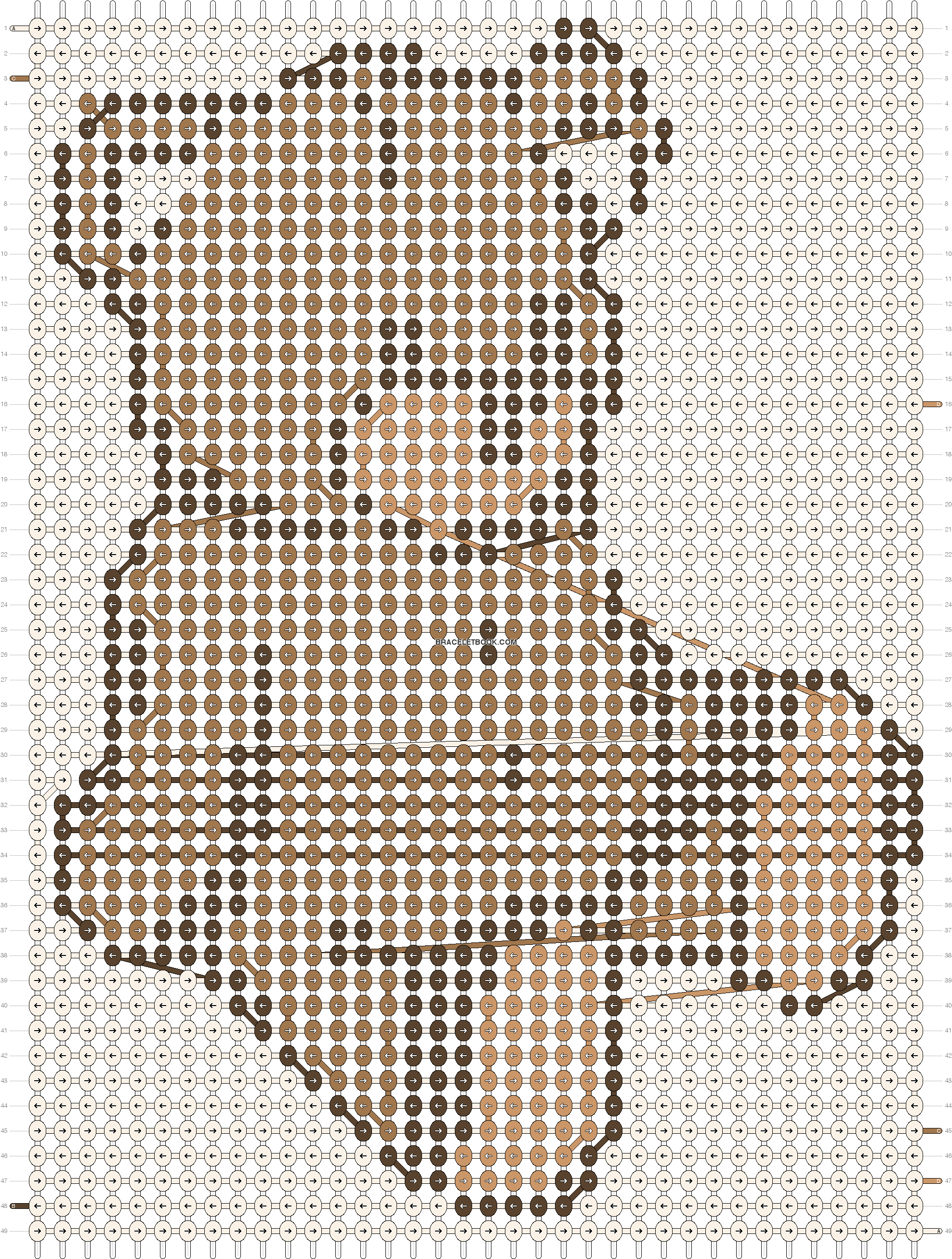 Pattern 1,988×2,620 Pixels - Friendship Bracelet (1988x2620), Png Download