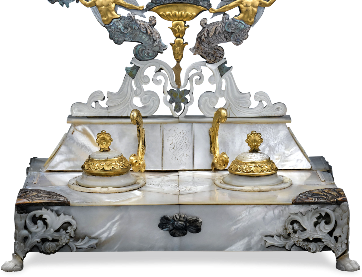 Palais Royal Inkwell And Watch Holder - Statue (1250x1000), Png Download