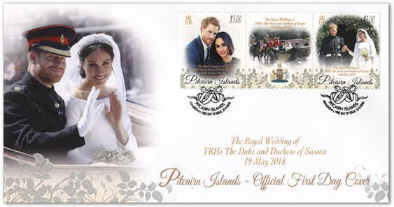Pitcairn Royal Wedding First Day Cover - Picture Frame (600x600), Png Download