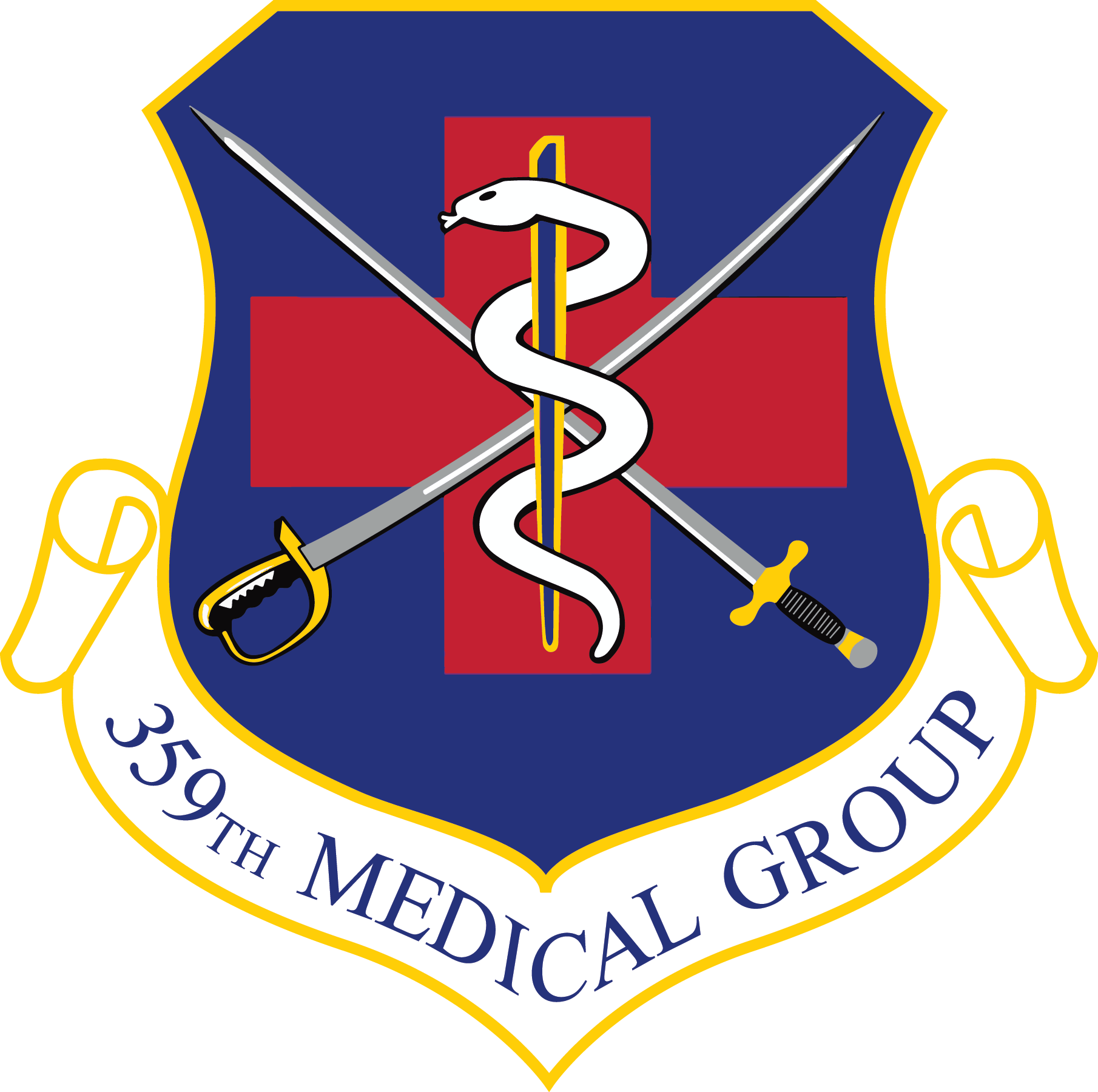 359th Medical Group - 3rd Air Force Logo (1810x1800), Png Download