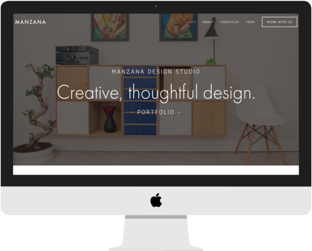 Manzana Portfolio - Led-backlit Lcd Display (1000x700), Png Download