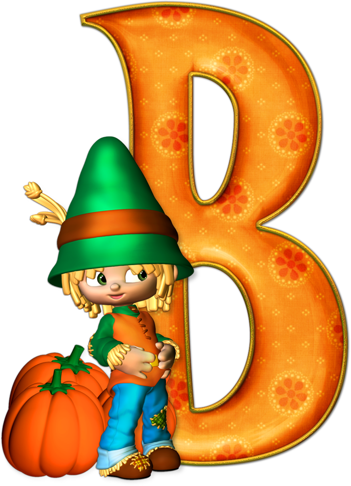 Letras Png De Calabazas - Halloween Letter K (698x967), Png Download