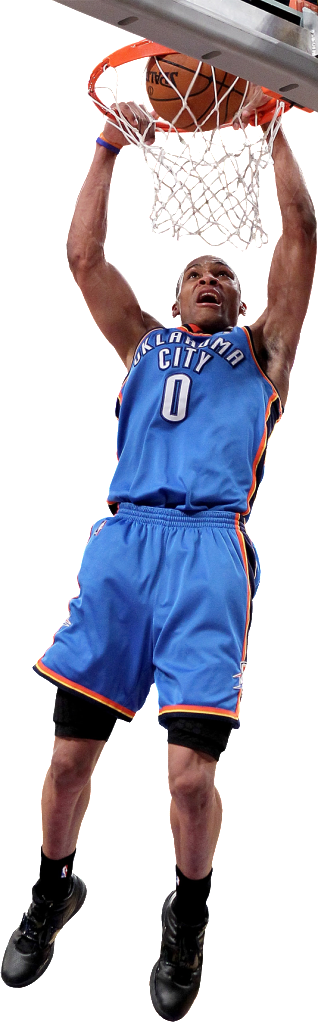 Photo Rwestbrook3 - Basketball Player (318x1022), Png Download