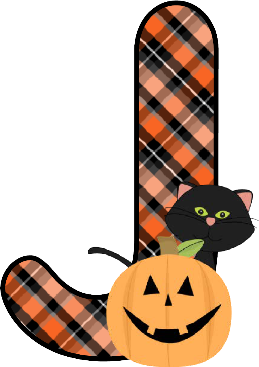 Ch B *✿* Alfabeto Calabaza De Kid Sparkz - Cute Halloween Clipart Transparent Background (969x1328), Png Download