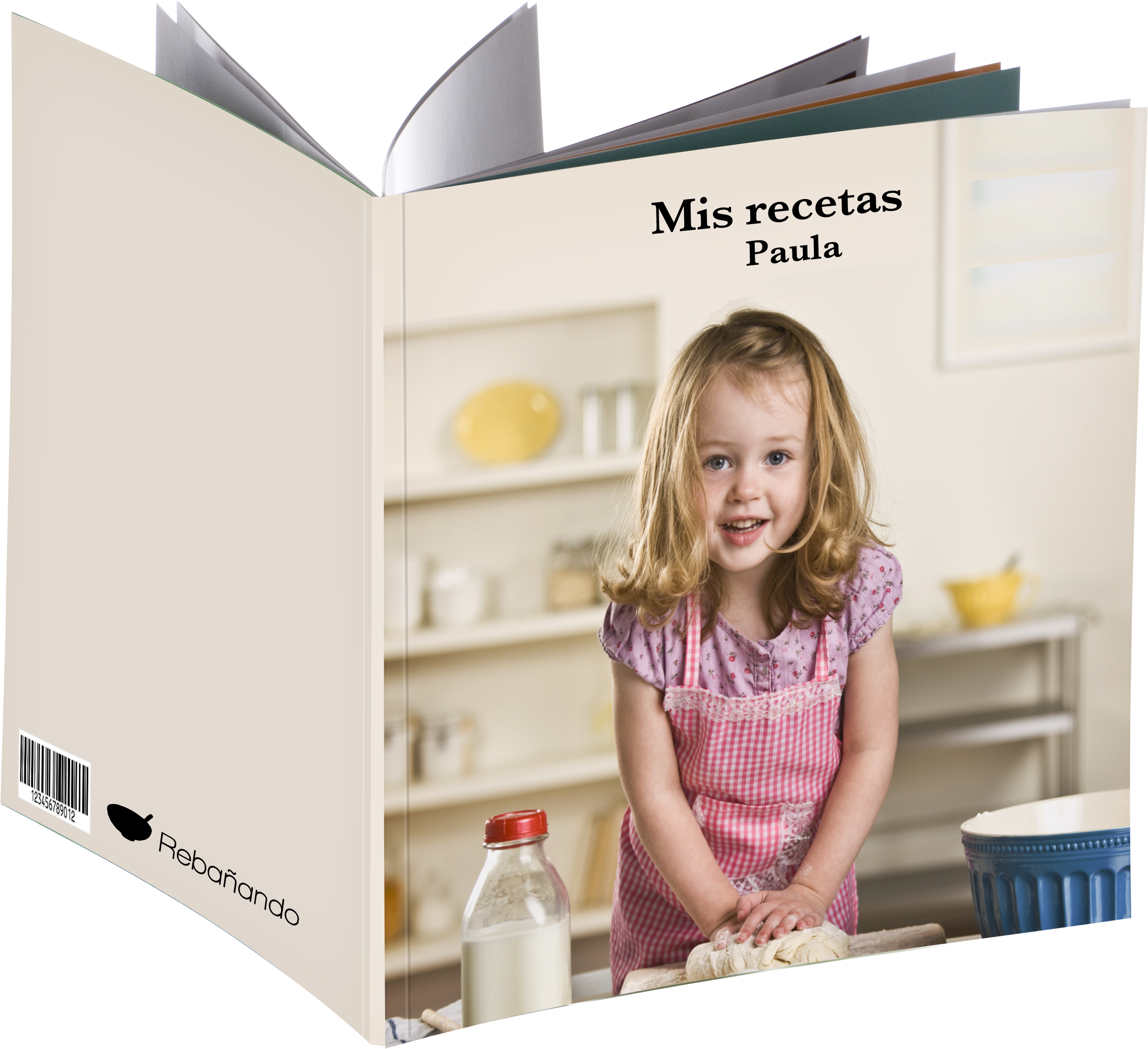 Libro Cuadrado - Girl Baking (2647x2419), Png Download