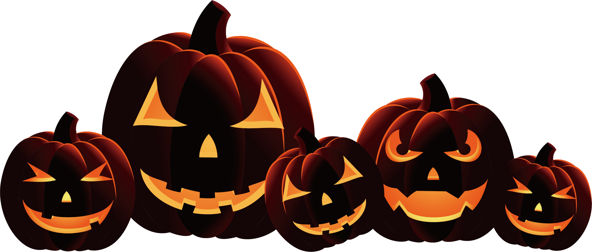 London Cuban Salsa - Black Jack O Lantern Png (2001x853), Png Download