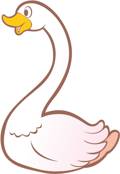 Swan Clipart Beak - Duck (792x612), Png Download