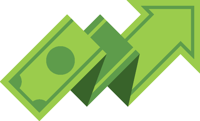 Save More Make More Money Arrow Cool Pictures, Great - Money Logo (800x484), Png Download