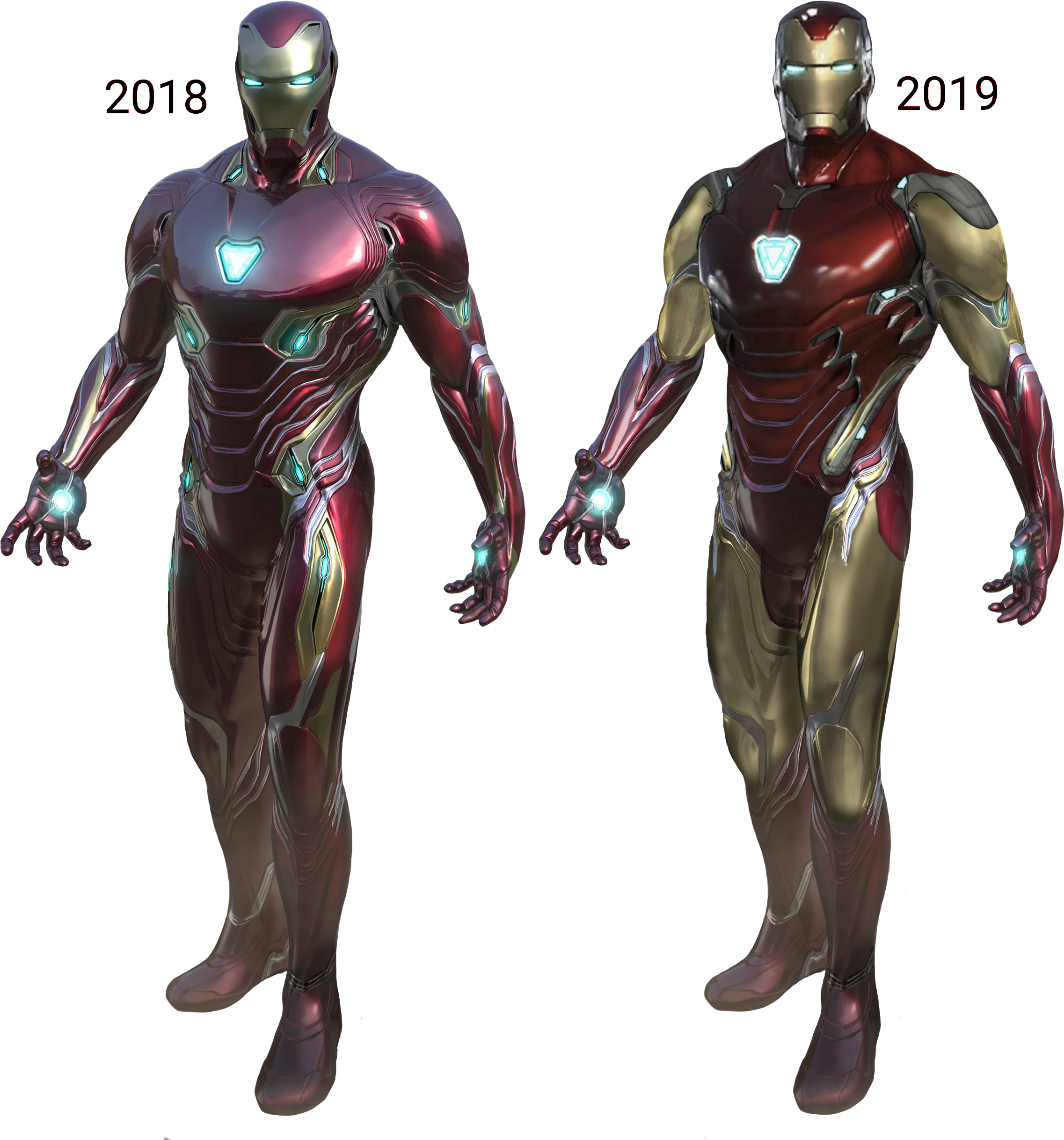 Endgame' Spoilers Which Iron Man - Iron Man Mark 85 Reddit (2452x2500), Png Download