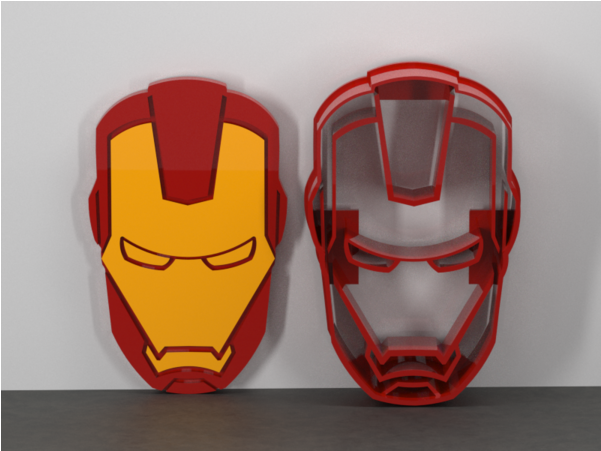 Cara De Iron Man En Porcelana (800x450), Png Download
